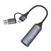 Карта захвата видео 4K HD в USB C и A с низкой задержкой USB 3.0 для стриминга, конференций, обучения