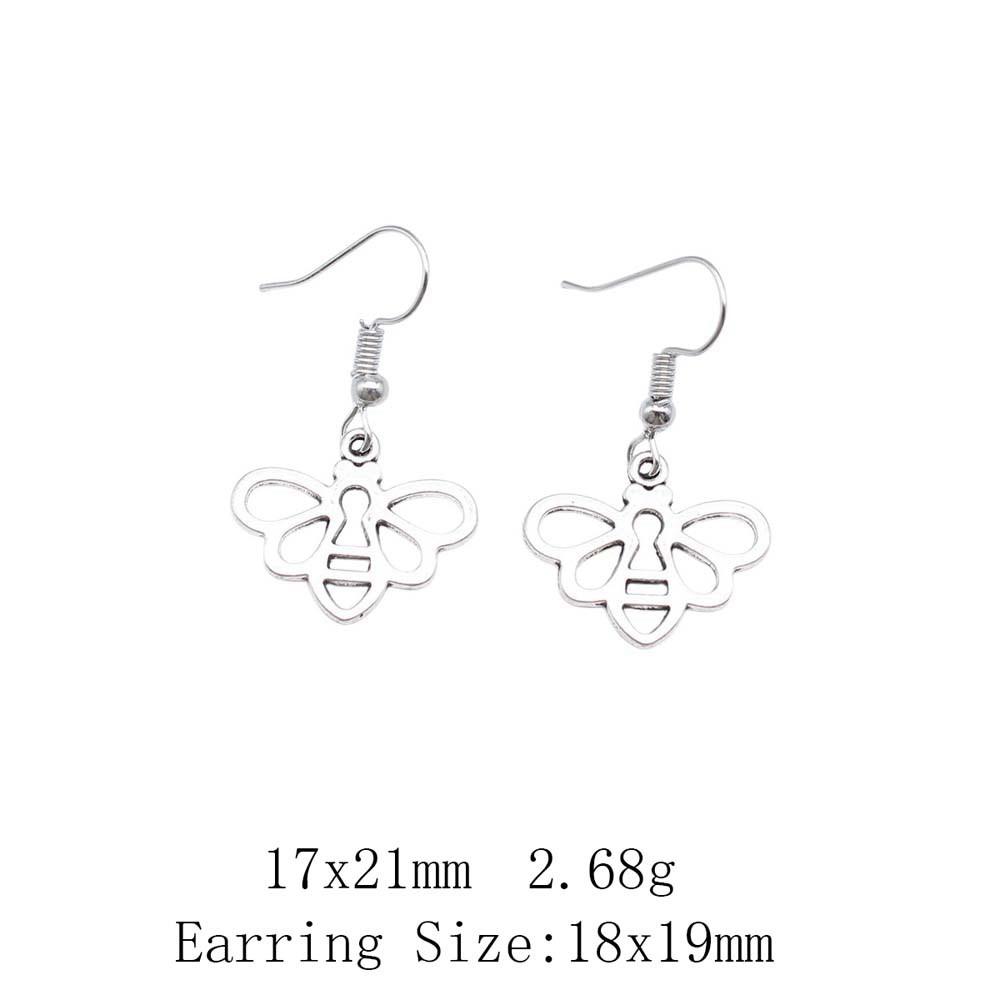 Подарки для женщин Серьги-клипсы в виде пчелиных сот, серьги-подвески и висячие серьги, женская одежда, милые серьги