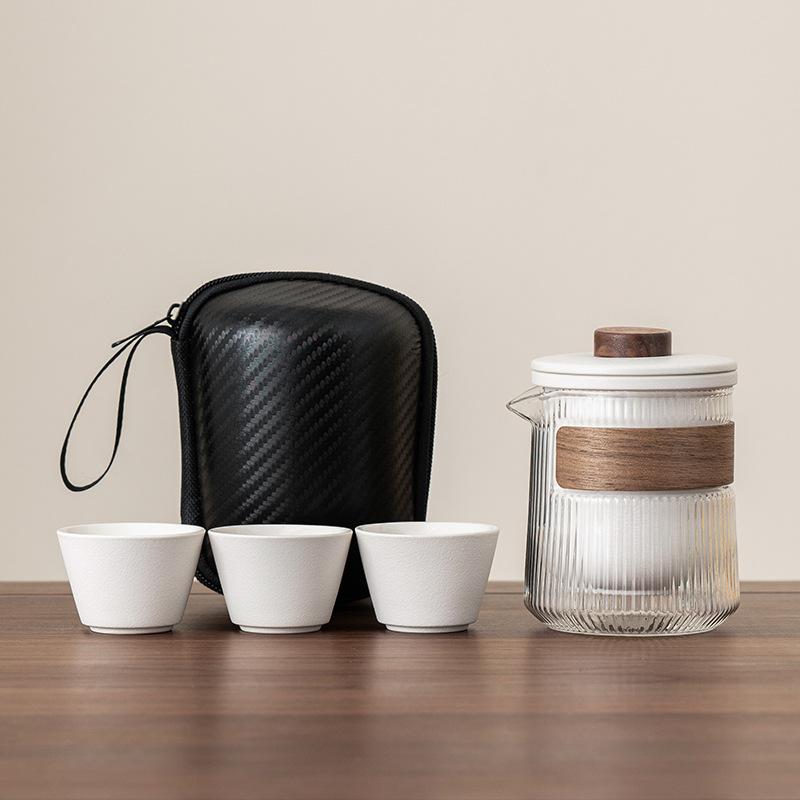 Портативные дорожные наборы посуды для чая Kung Fu Tea Maker Kuaike Чашка На открытом воздухе Портативный Мини Роскошный Праздничный Подарок Набор для чая