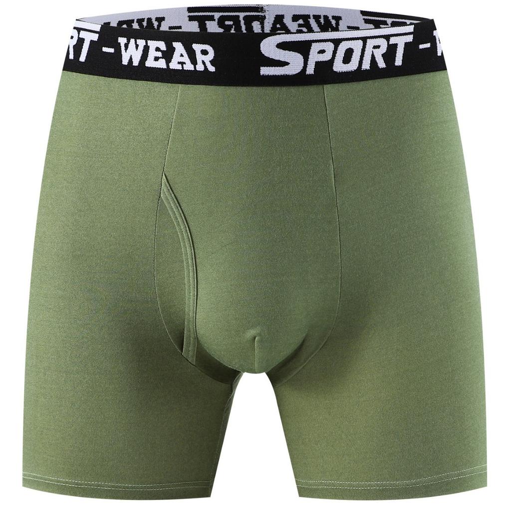 Боксеры с высокой эластичностью и четырьмя углами для мужчин, дышащее модное нижнее белье с плоским углом