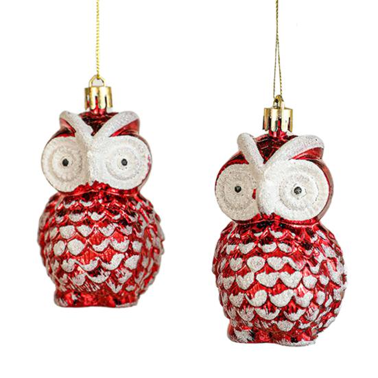 2 шт. Рождественская подвеска Изысканная форма гриба, пончика, Санта-Клауса, Подвесное украшение на елку для праздничного украшения CDN