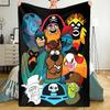Scooby-Doo Theme Printed Blanket - Perfect for Couch, Bed, Travel & Outdoor Use | Machine Washable, Cozy & Durable.