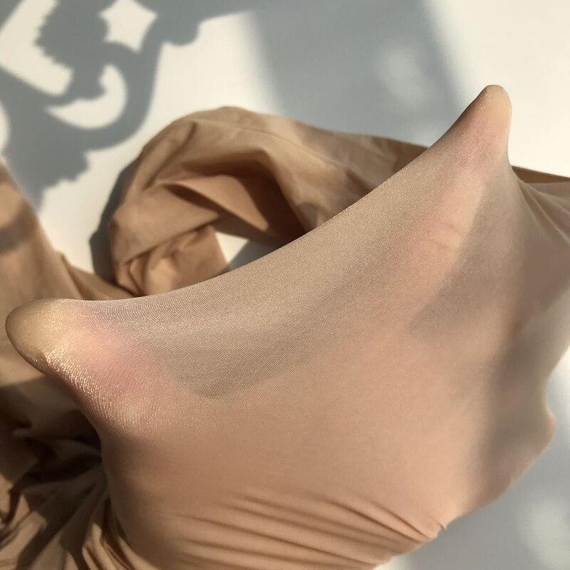 Эластичные волшебные колготки из необычного материала, более блестящие, чем масляные, ультратонкие женские колготки с закрытой промежностью