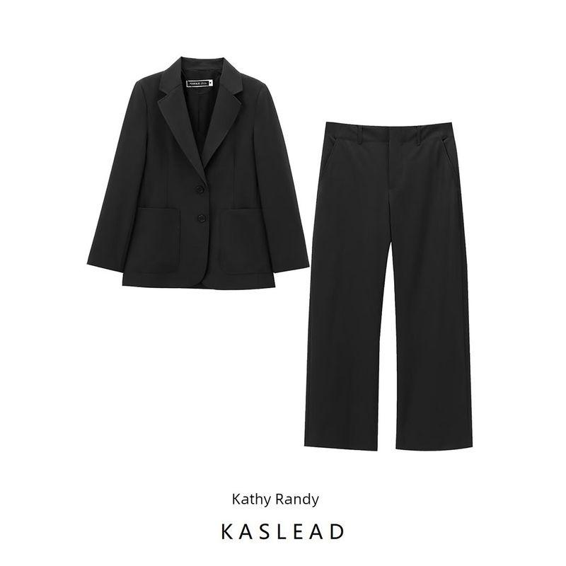 Kaslead New Arrival Women's Clothing Fashion Style Fashion Straight Cut Suit Outwear Pants 8771510 8781510