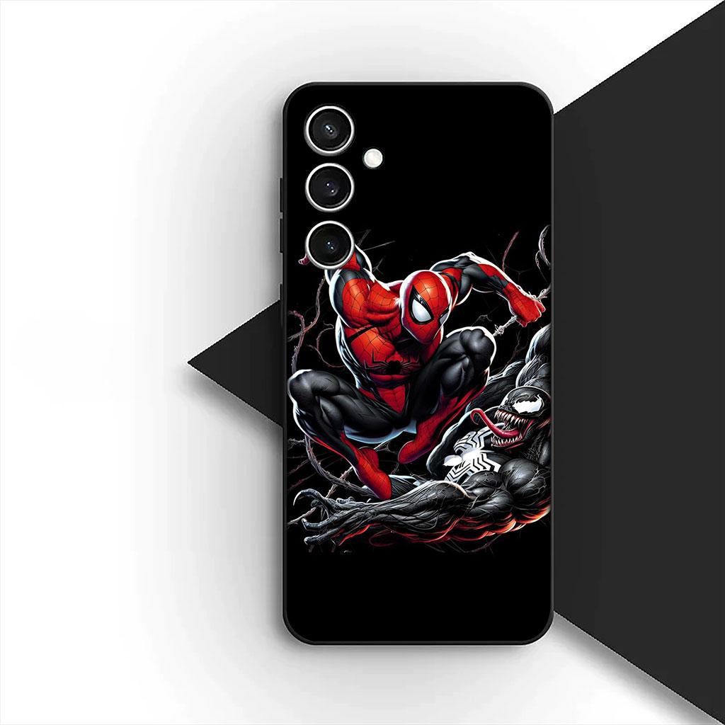 Чехол для телефона для Xiaomi Redmi 15 15C A4 A5 4G 5G 9A 9C NFC Note 9 8 9T Funda Чехол Мягкий чехол Веном Марвел Человек-паук Постер