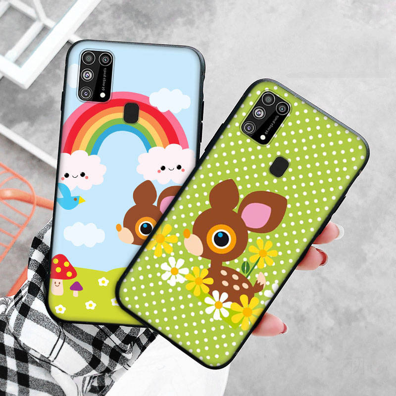 Black Case for Xiaomi Redmi 13C Note 9 iPhone XR 7 8 14 15 11 12 13 X XS Pro Max Samsung A25 S23 S24 FE Ultra Plus Deery Lou