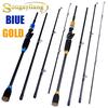 Удочки для приманки 1,8 м/2,1 м из углеродного волокна, портативная дорожная удочка для рыболовных снастей для окуня