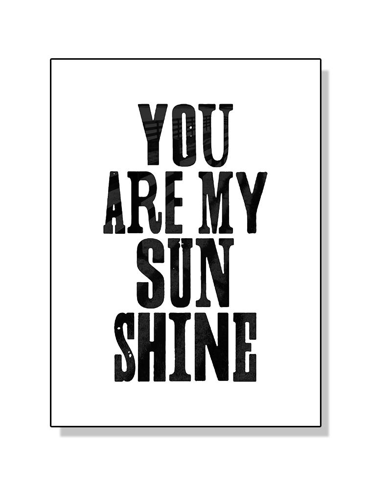 Inspirational Quote Know Your Worth Smile And Be Happy Poster Canvas Painting Abstract Wall Art For Living Room Home Decor