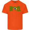 Brazil Football Brazilian Soccer Flag Mens Cotton Graphic T Shirts Woman Man Brazilian National Flag Pride Cotton Tee Tops