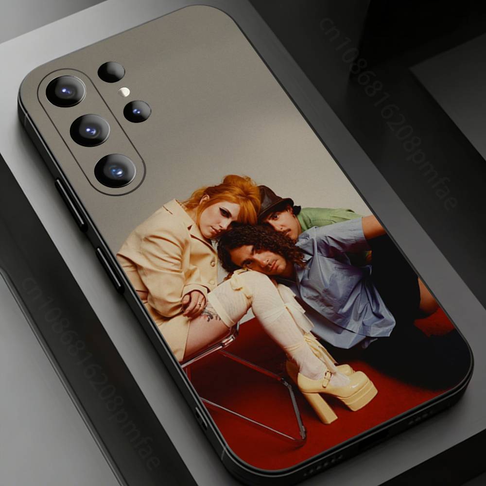 Чехол для телефона P-ParamoreS Band для Samsung Galaxy S20, 23 Ultra S24, 22 Plus S25, 26, 21FE TPU Чехол