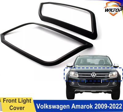 Накладки на фары и задние фонари для Volkswagen Amarok VW 2009-2025 Накладки на передние и задние фары Отделка Матовый черный Автомобильные аксессуары для экстерьера