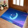 Stitch Moon Carpet Rug for Bedroom Living Room Home Sofa Decoration,Office Home Decor Game Large Decor Floor Mat