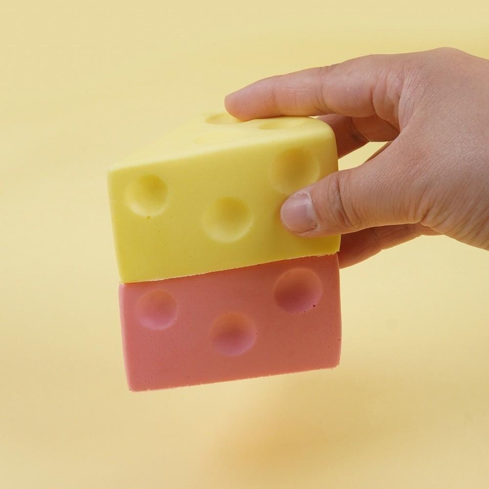 Realistic Cheese Squishy Toy Super Soft Slow Rebound Fidget Toy Cheese Pinch for Kids Adults