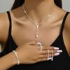 Fashion Wedding Wedding Photography Accessories Earrings Necklace Bracelet Set