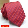 GUSLESON Классический 8см Классический Галстук Для Мужчин Однотонный Полосатый Печатный Галстук Мужской Формальный Бизнес Свадебный Аксессуар Подарок Галстуки