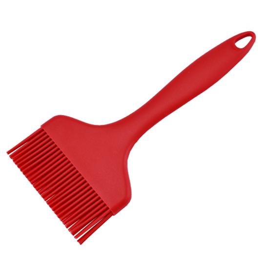 Масляная щетка для барбекю. Жаропрочная сплошная цветная пищевая гладкая поверхность. Кисть с длинной ручкой. Масло. Многоразовое подвесное отверстие. Щетка для соуса для барбекю. Кухонные принадлежности.