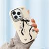For Samsung A16 A15 A14 A13 S24 S23 Redmi 13C Note 13 12 11 Pro iPhone 16 15 Cartoon Bowknot Dog Soft Silicone Candy Color Phone Case