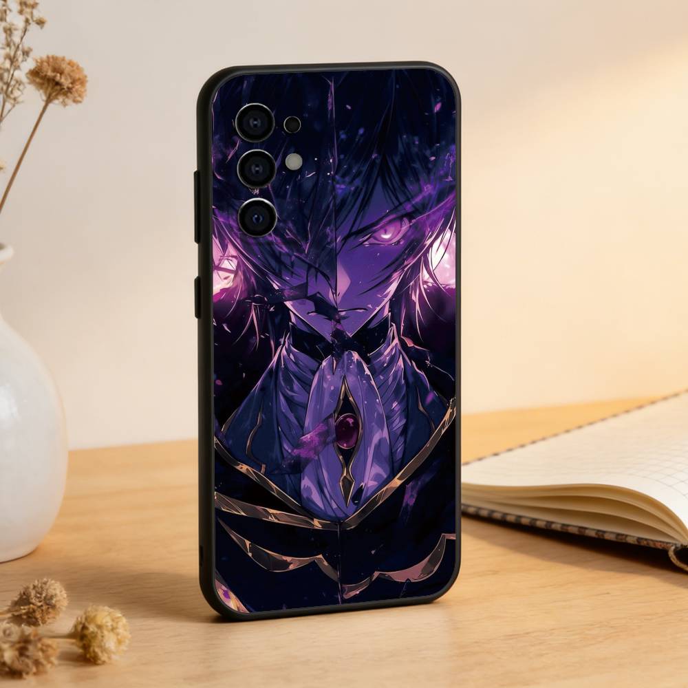 Чехол для телефона Аниме CODE GEASS Lelouch Rebellion Для Samsung S25,S24,S21,S22,S23,S30,Ultra,S20,Plus,Fe,Lite,Note,10,Черный Чехол