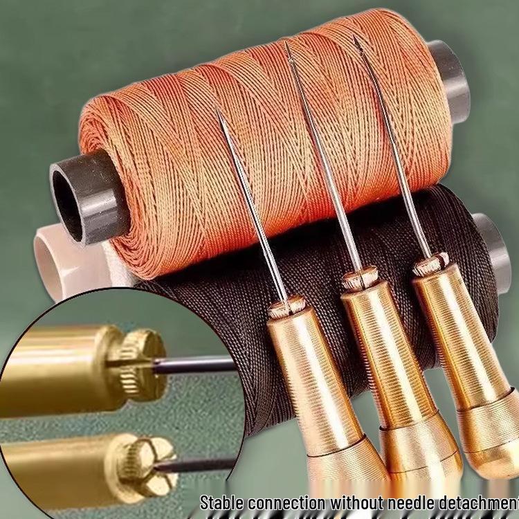 Upper Awl Handcrafted Shoe Repair Needle & Crochet Hook Tool for Hand Sewing