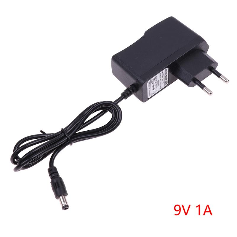 Ac Dc 9V 1A 1000Ma Power Adapter Supply Eu Plug Reverse Polarity Charger Adaptor