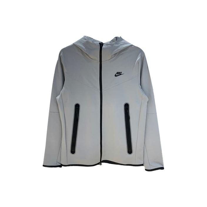Nike Дышащая ветровка с капюшоном, мужские куртки серебристого цвета CU4480-077