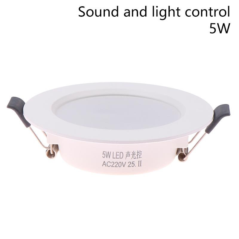 Светодиодный точечный светильник с датчиком движения Lamparas 220 В Потолочный светильник 5 Вт 7 Вт 9 Вт Теплый/Холодный белый Панельный светильник для прихожей, лестницы, склада