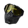 Anlorr Motorcycle Goggles Windproof Tactical Mask Dustproof Goggles With Face Protection Shield Mask