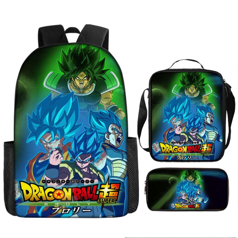 Школьная сумка Dragon Ball Мультяшный детский рюкзак Dragon Ball Super, Портфель, Пенал