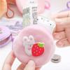 Mini Headphone Key Bag Keychain Pendant Pouch Cartoon Plush Coin Purse Girls Children Small Wallet Kid Zipper Change Money Bag