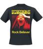 Черная футболка Rock Believer от Scorpions для мужчин, с коротким рукавом и круглым вырезом, 51.