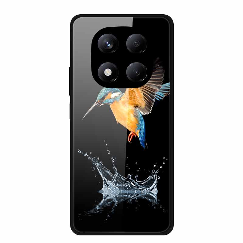 Закаленное Стекло Чехол для Телефона для Redmi Note 14 Pro 4G Чехол Лев Волк Жесткий Чехол для Xiomi Redmi Note14Pro 4G Note 14Pro Чехол Крутой