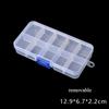 1шт 10 отделений пластиковый ящик для хранения органайзер ювелирный контейнер с разделителями для бусин искусство DIY ремесла швейные принадлежности для ювелирных изделий