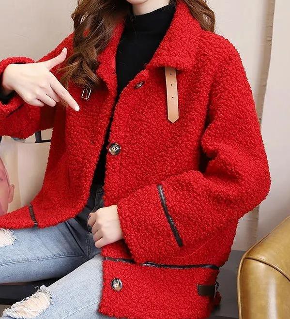 Женская зимняя куртка, женская шерстяная одежда, парки, свободная теплая верхняя одежда, утепленное пальто