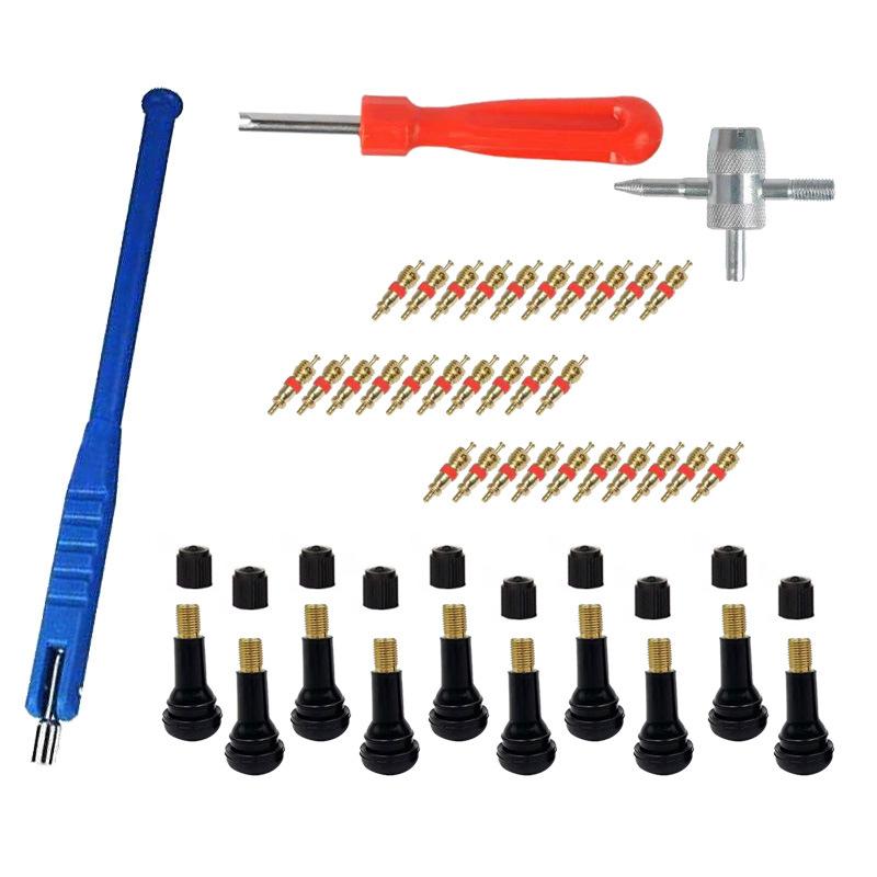 Car Tire Valve Retriever Lever Extractor Repair Tool Set