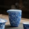 Chinese Ice Plum Ceramic Tea Set Cover Bowl Tea Cup Hand-painted Blue and White Porcelain Teapot Jingdezhen Not Hot Tea Set