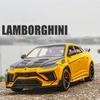 1/24 Lamborghini URUS Bison Mansory SUV литая игрушечная модель автомобиля со звуком и светом детские игрушки коллекционные предметы подарок на день рождения