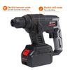 15000mAh 1000W Rechargeable Electric Rotary Hammer Cordless Multifunction Hammer Impact Drill Power Tool for Makita 18V Battery