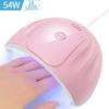 LED Drying Lamp Manicure 54 W UV Nail Dryer Curing Gel Nail Polish With USB Smart Timer Sun Light Nail Art Tools