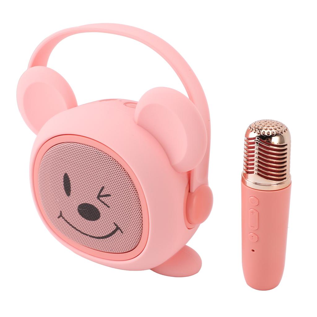 Детский микрофон, набор динамиков, портативная караоке-машина на батарейках, мультяшная поющая игрушка для девочек