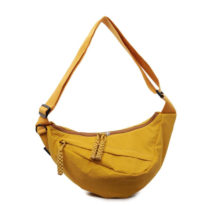 Повседневная сумка кроссбоди для женщин для поездок на работу, вместительная модная и спортивная сумка-пельмень, сумка на одно плечо