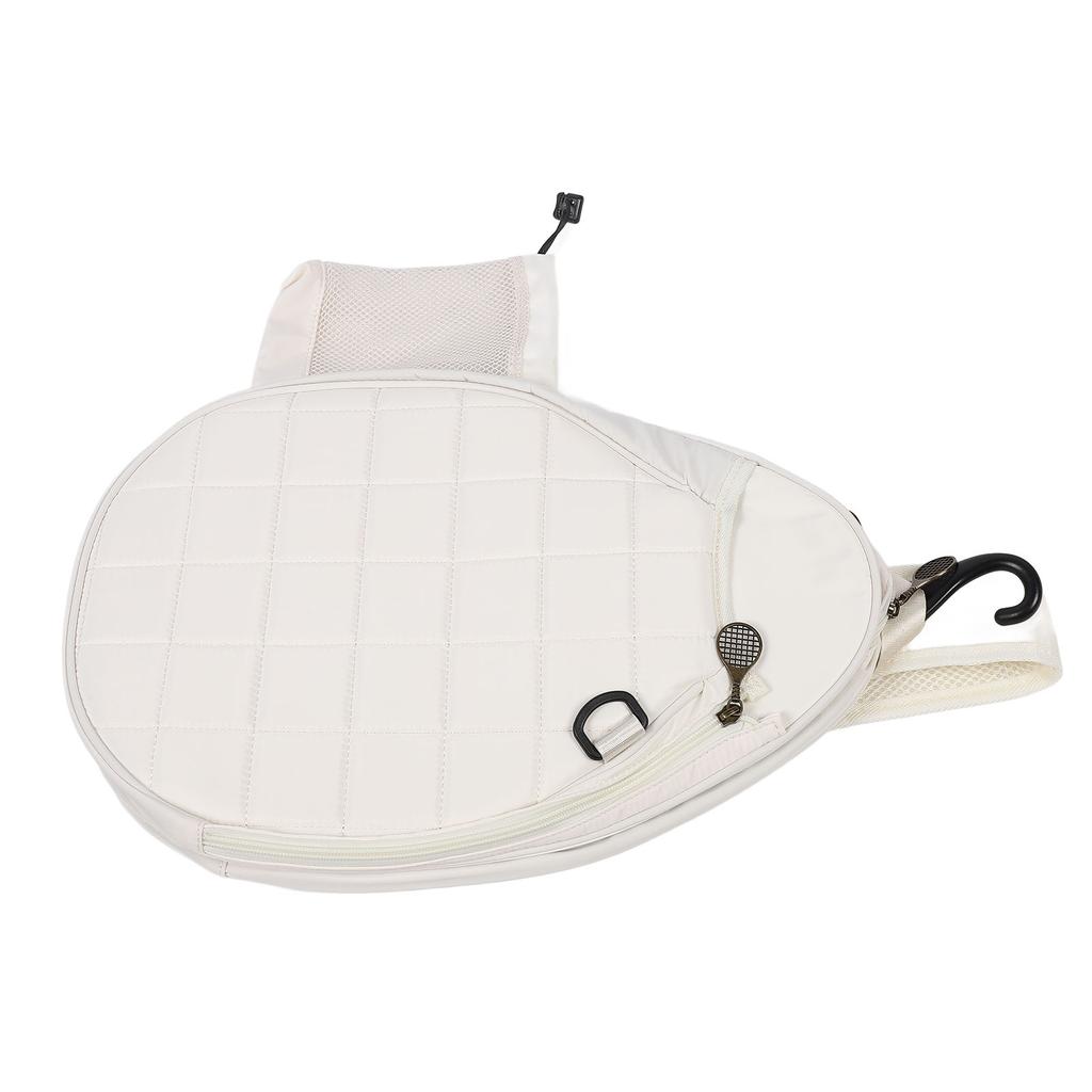 Сумка через плечо для тенниса, большая вместимость, водонепроницаемая ткань Оксфорд, губчатая подкладка, карман для влажной и сухой одежды