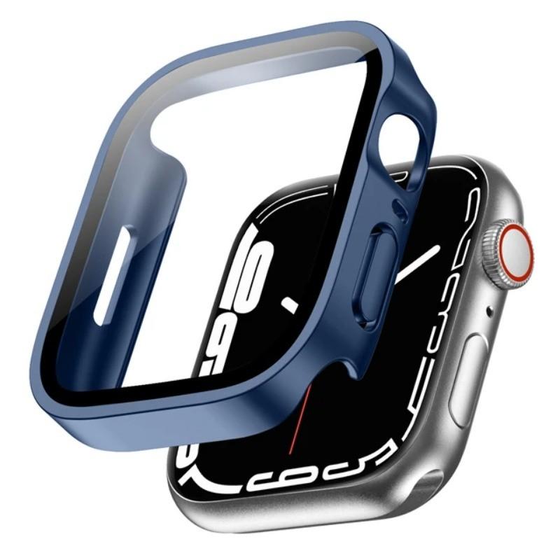 Водонепроницаемый чехол для Apple Watch 7 8 9 45 мм 41 мм Защитное стекло для экрана+Чехол iWatch 11 10 42 мм 46 мм 5 SE 6 44 мм 40 мм Аксессуары