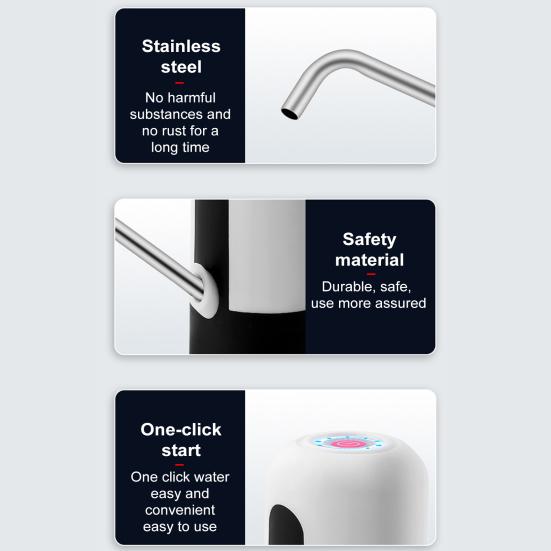 Водяной насос для детей Игровой стол с водой Портативный аккумуляторный насос с батарейным питанием, непрерывная работа в течение 2 часов Аксессуар для стола для занятий малышами