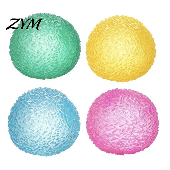 Tactile Sensory Tools Crunchy Stress Ball, Ice Slushie Fidget Toy, Slow Rebound Squeeze Toy for Relief And Anxiety Desktop Reliever