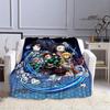 Demon SLAYER Anime Printing Polyna Wild Belts Boom Blanket Flat Soft and Comfortable Home Travel Beds Birthday Gift