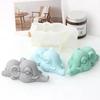 Cartoon Lying Elephant Silicone Candle Mold Creative Animal Soap Resin Plaster Mould Chocolate Ice Making Set Home Decor Gifts