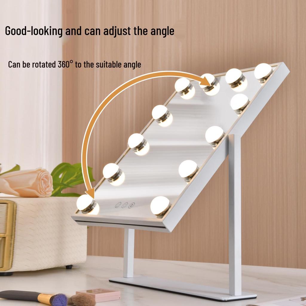 Hollywood Smart Desktop Vanity Mirror with Light for Professional Makeup Artists