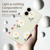 For Samsung Galaxy A07 4G Case Daisy Pattern Printing Straight Edge TPU Phone Back Cover