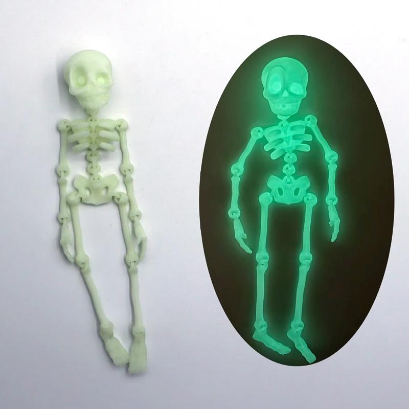 Светящаяся змея, напечатанная на 3D-принтере, с подвижными суставами, имитация змеи, фигурки действий, домашний рабочий стол, украшение, подарки на день рождения