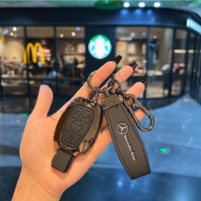 VRN2 Fashion Car Key Cover Case Shell Protective Bag For Mercedes Benz A E G GLS Class W177 W205 W213 W222 G63 X167 Maybach